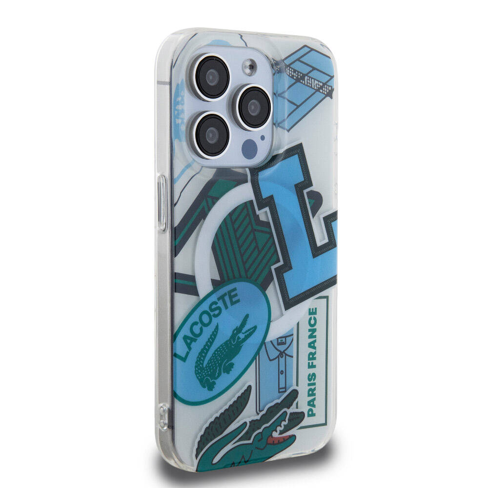 Lacoste iPhone 15 Pro Orjinal Lisanslı Magsafe Şarj Özellikli Çift Katmanlı Yamalar Desenli Telefon Kılıfı - 4 Lacoste iPhone 15 Pro Orjinal Lisanslı Magsafe Şarj Özellikli Çift Katmanlı Yamalar Desenli Telefon Kılıfı - 4